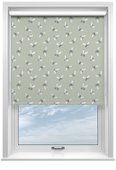 Busy Bee, Spring Green - Roller Blind